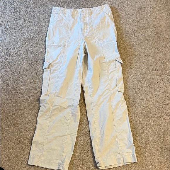 Cream Cargo Pants - Picture 1 of 3